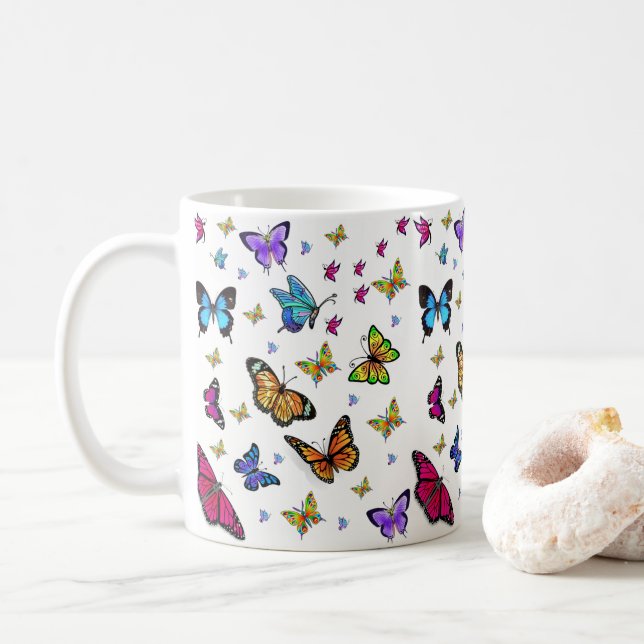 Mug Papillon (Avec donut)