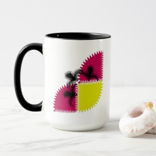 Mug Papillon Abstrait coloré