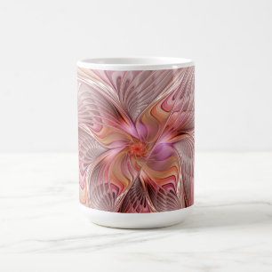 Mug Papillon Abstrait Coloré Fantaisie Art Fractal