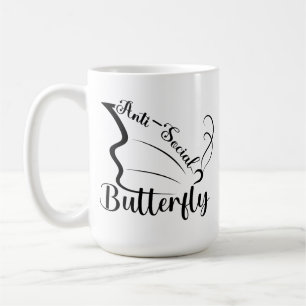 Mug Papillon anti-social
