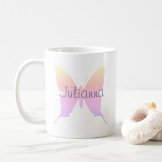 Mug Papillon arc-en-ciel Permule Pastel