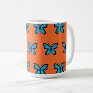 Mug Papillon Bleu