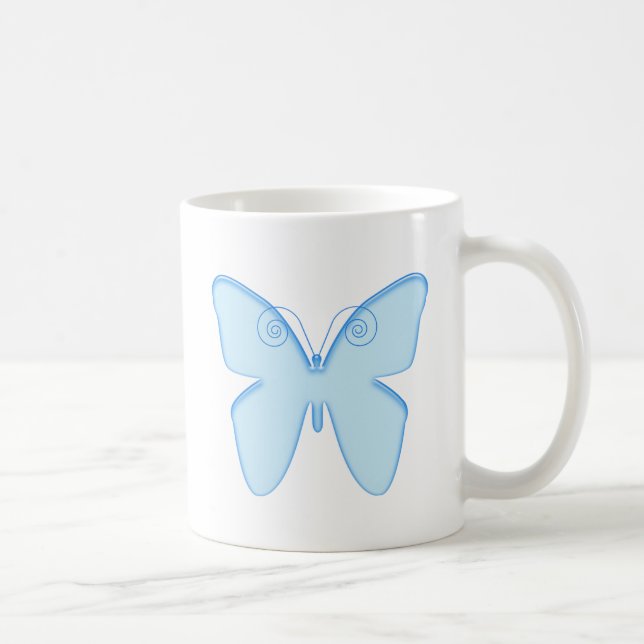 Mug Papillon bleu (Droite)
