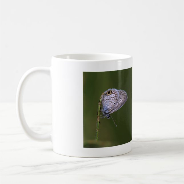 Mug Papillon bleu marine (Gauche)