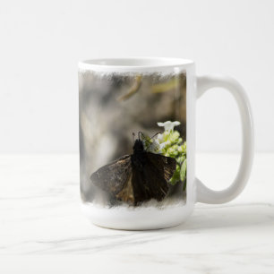 Mug Papillon Brown sur blanc