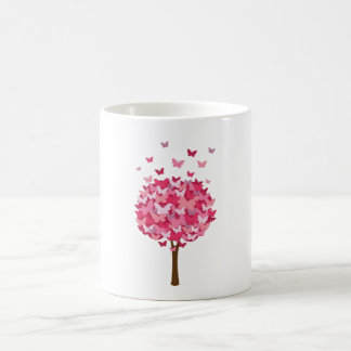 Mug Papillon chromé de l'arbre