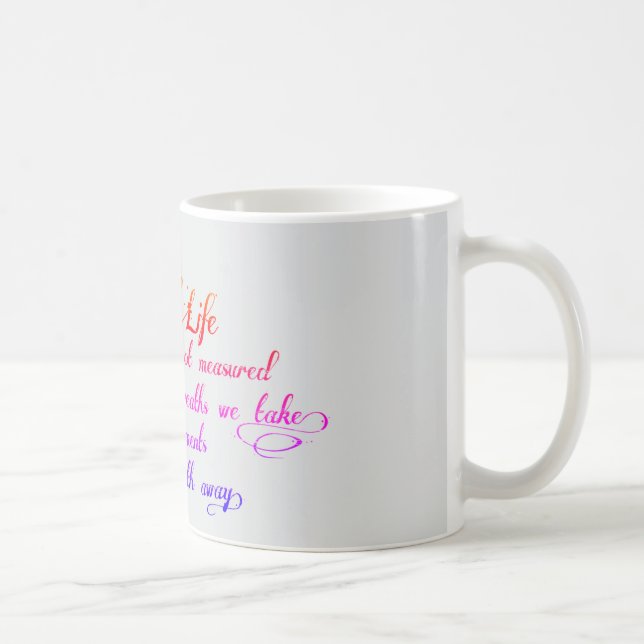 Mug papillon comme la vie (Droite)