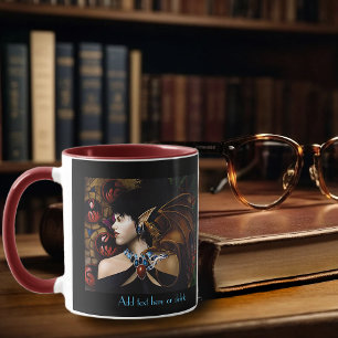 Mug Papillon de Fantaisie Compagnon Dragon Elf Mystiqu