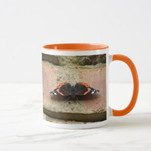 Mug papillon de l'amiral rouge