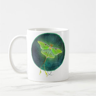 Mug Papillon de lune par Cheryl Casey Art Lune Verte