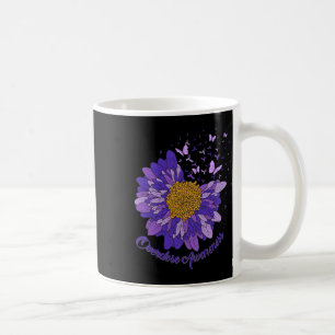 Mug Papillon de marguerite violet sensibilisation à la