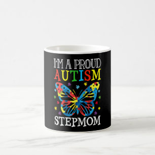 Mug Papillon de sensibilisation à l'autisme, je suis u