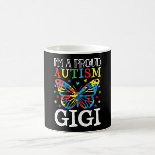 Mug Papillon de sensibilisation à l'autisme Je suis un