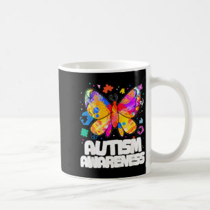 Mug Papillon de sensibilisation à l'autisme soutien au