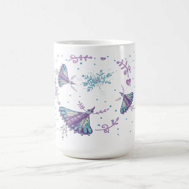 Mug papillon d'hiver (Centre)