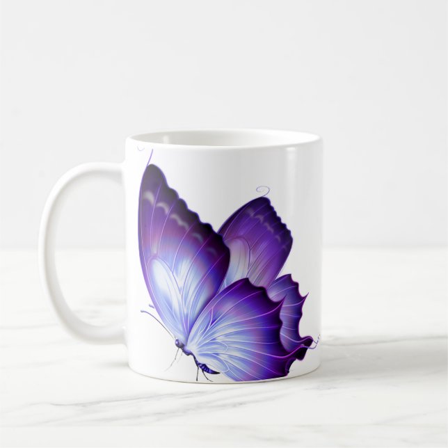 Mug Papillon en T-shirt (Gauche)
