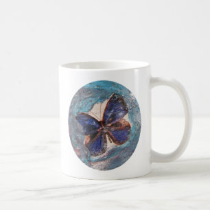 Mug Papillon et collage de rayonne fondue