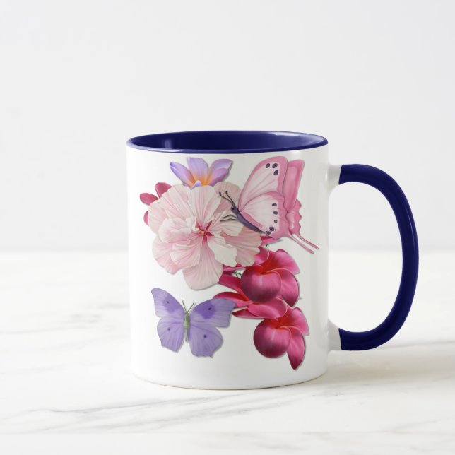 Mug Papillon exotique (Droite)