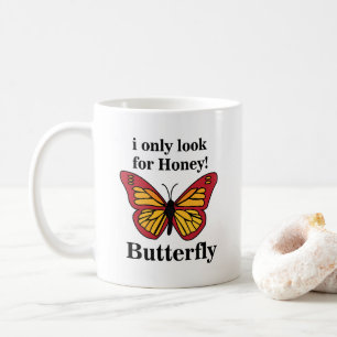 Mug Papillon Je Ne Cherche Que Le Papillon Au Miel