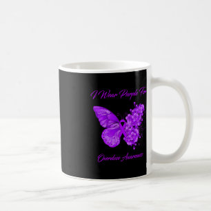 Mug Papillon Je Porte Le Violet Pour La Sensibilisatio