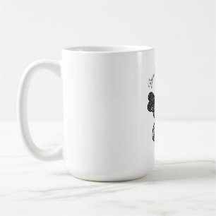 Mug Papillon Mandala Boho Intriqué Noir et Blanc A