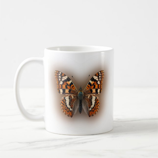 Mug Papillon orange (Gauche)