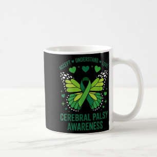 Mug Papillon Ruban Vert de Sensibilisation à la Paraly