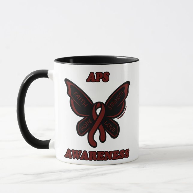 Mug Papillon/sensibilisation...APS (Gauche)