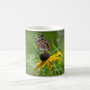 Mug Papillon sur la Musique Fleur