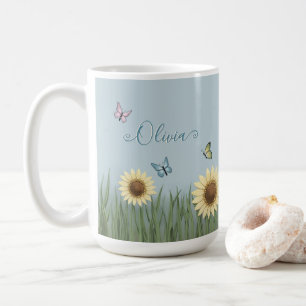 Mug Papillon Tournesol Floral