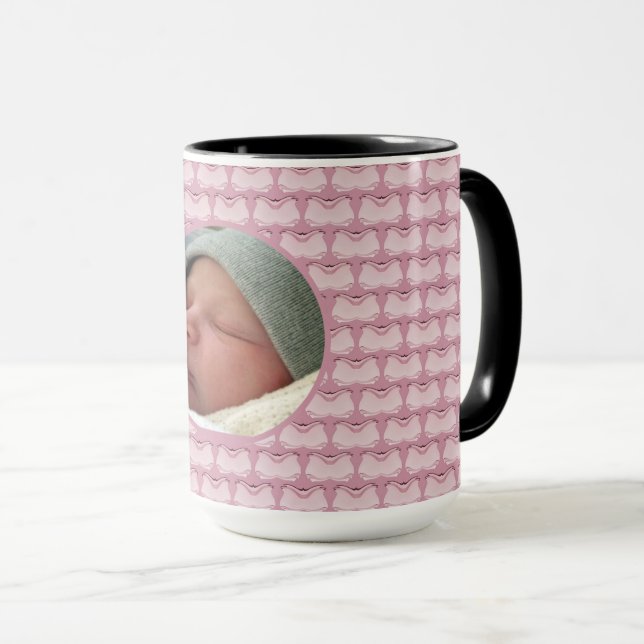 Mug Papillons Abstraits (Devant droit)