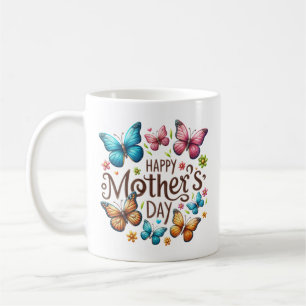 Mug Papillons Bonne Fête des Mères Clipart-61718