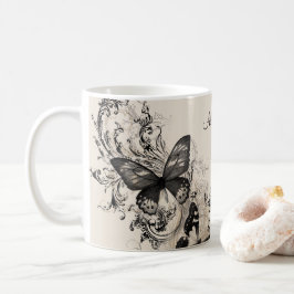 Mug Papillons féminin personnalisées Cadeau