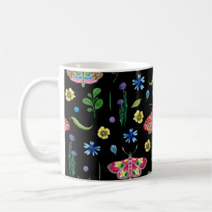 Mug Papillons multicolores : Motif transparent