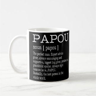 Mug Papou Définition de Grandpa Father's Day Toxits