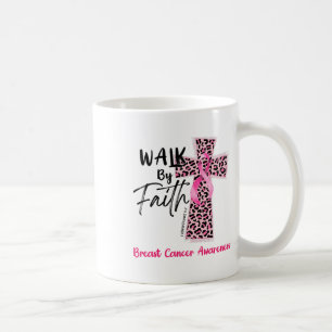 Mug Par la foi Conscience du cancer du sein Christian 