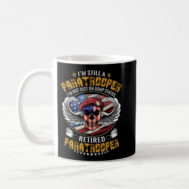 Mug Parachutiste de la division aéroportée de l'armée  (Gauche)