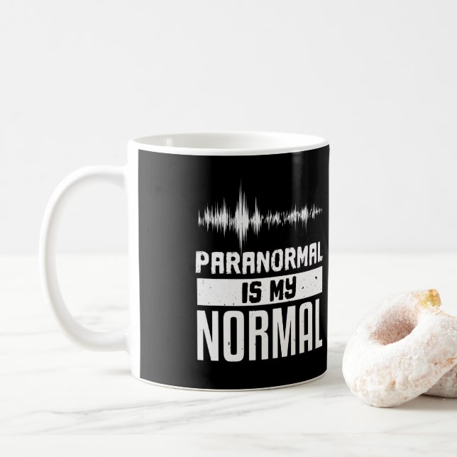 Mug Paranormal est mon chercheur paranormal normal (Avec donut)