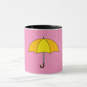Mug Parapluie jaune