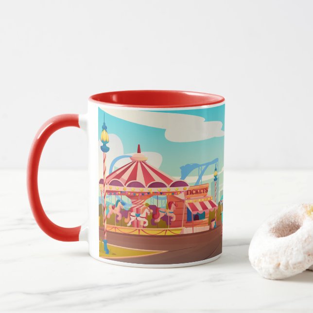 Mug Parc d'attractions Circus (Avec donut)