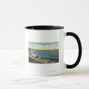 Mug Parc de bord de mer Vue sur le son