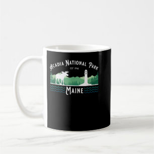 Mug Parc national Acadia Maine Moose Phare Souven
