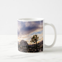 Mug Parc national d'arbre de Joshua au coucher du