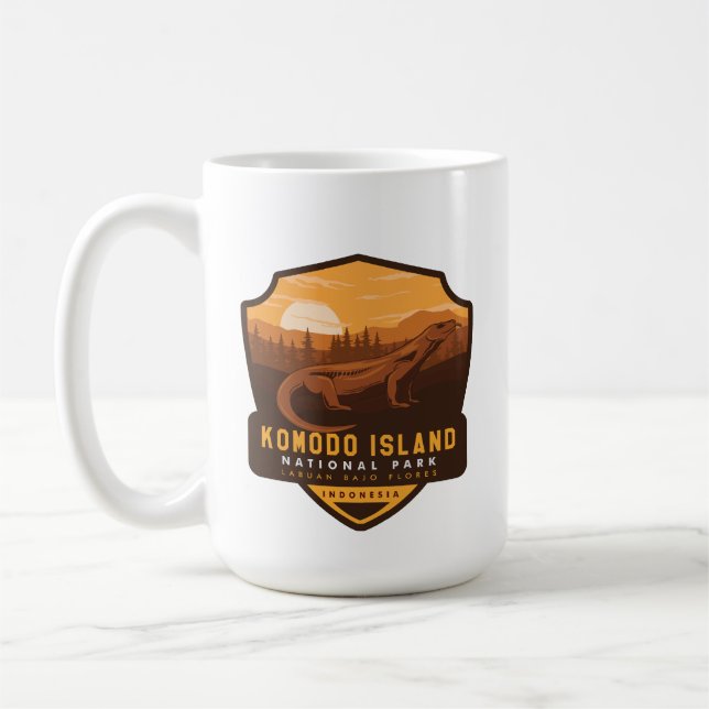 Mug Parc national de Komodo Island (Gauche)
