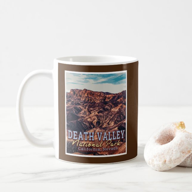 MUG PARC NATIONAL DE LA VALLÉE DE LA MORT - CALIFORNIE (Avec donut)