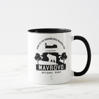 Mug Parc national de Mavrovo Design noir
