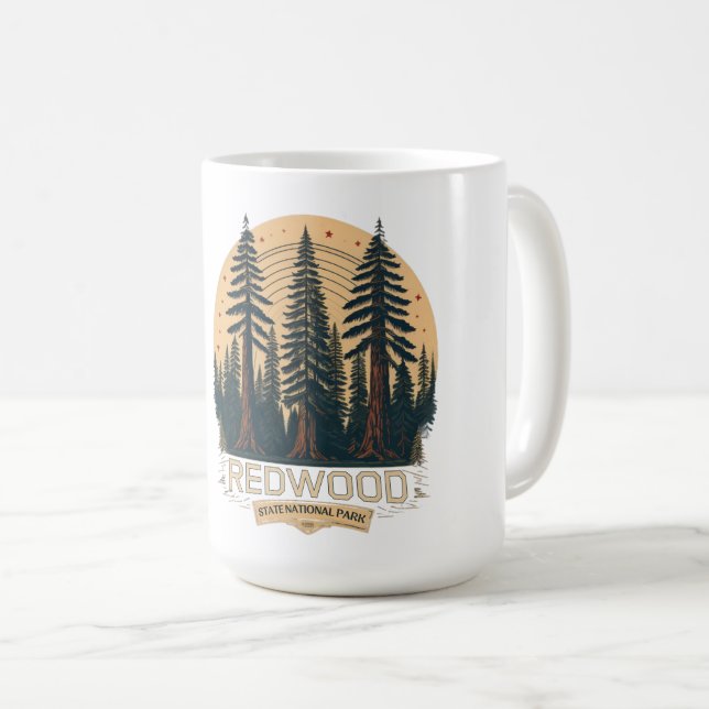 Mug Parc national de Redwood, Californie côtière (Devant droit)