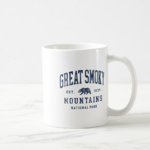 Mug Parc national de Retro Great Smoky Mountains pour