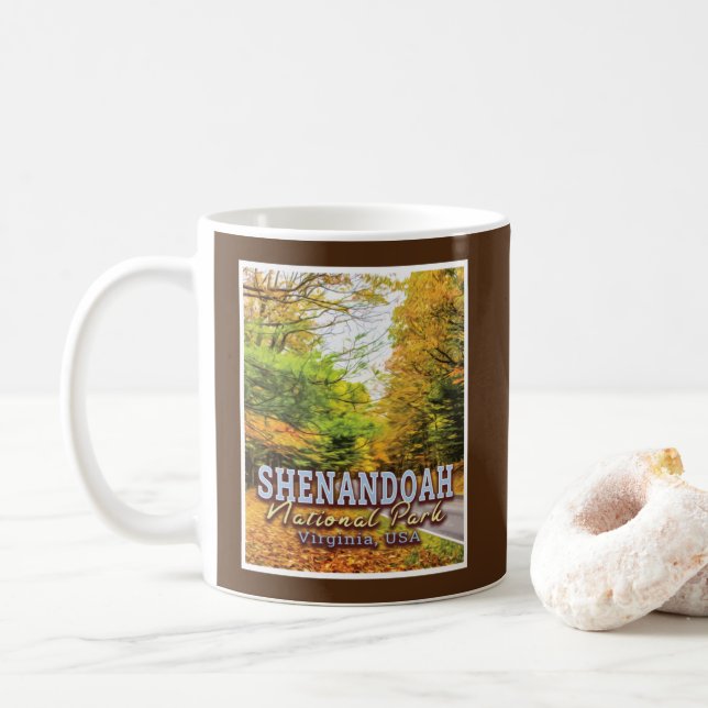 MUG PARC NATIONAL DE SHENANDOAH - VIRGINIE ÉTATS-UNIS (Avec donut)