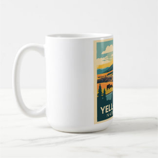 Mug Parc national de Yellowstone Design d'aventure